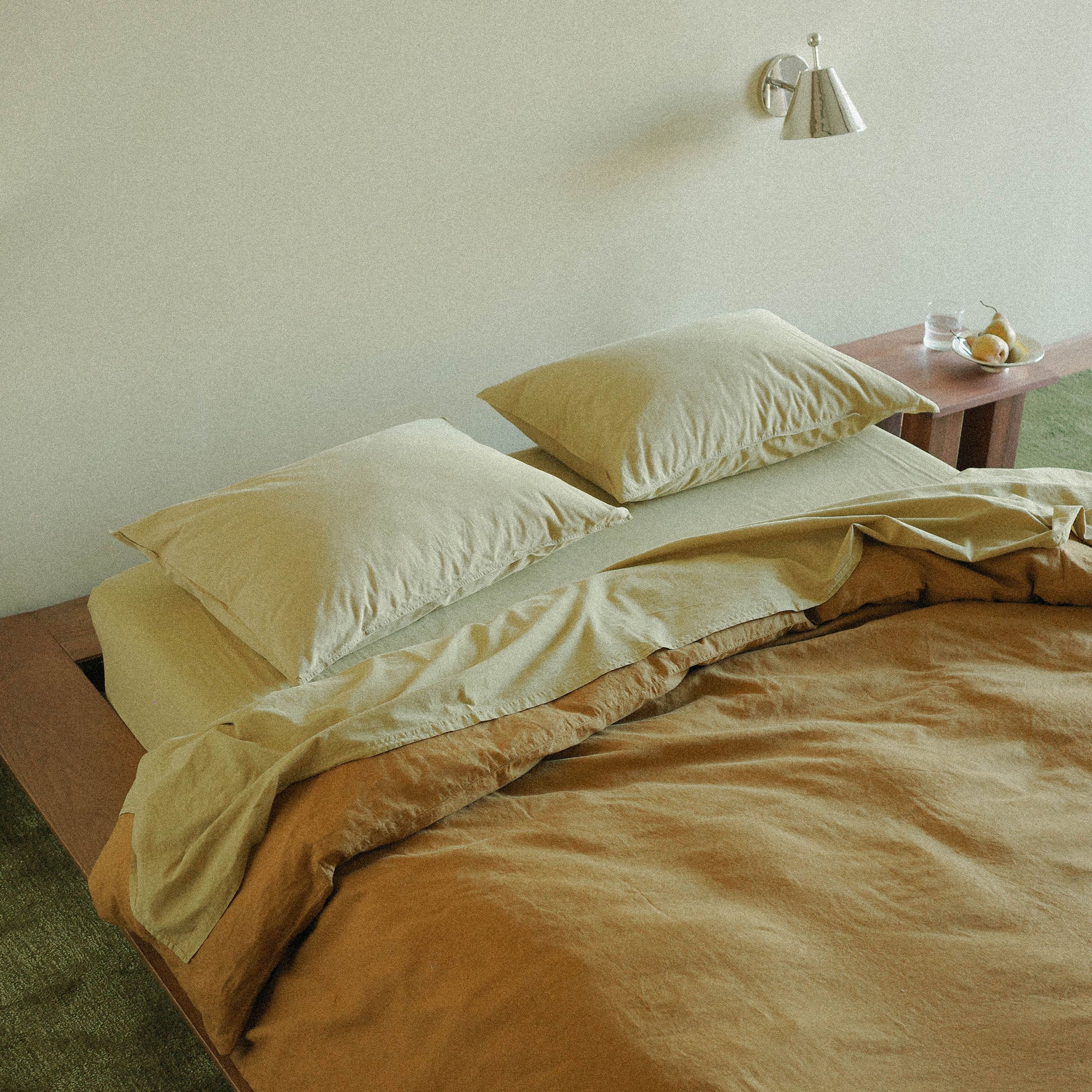 Duvet Cover Hemp Cotton - Willow, Twin - Image 3