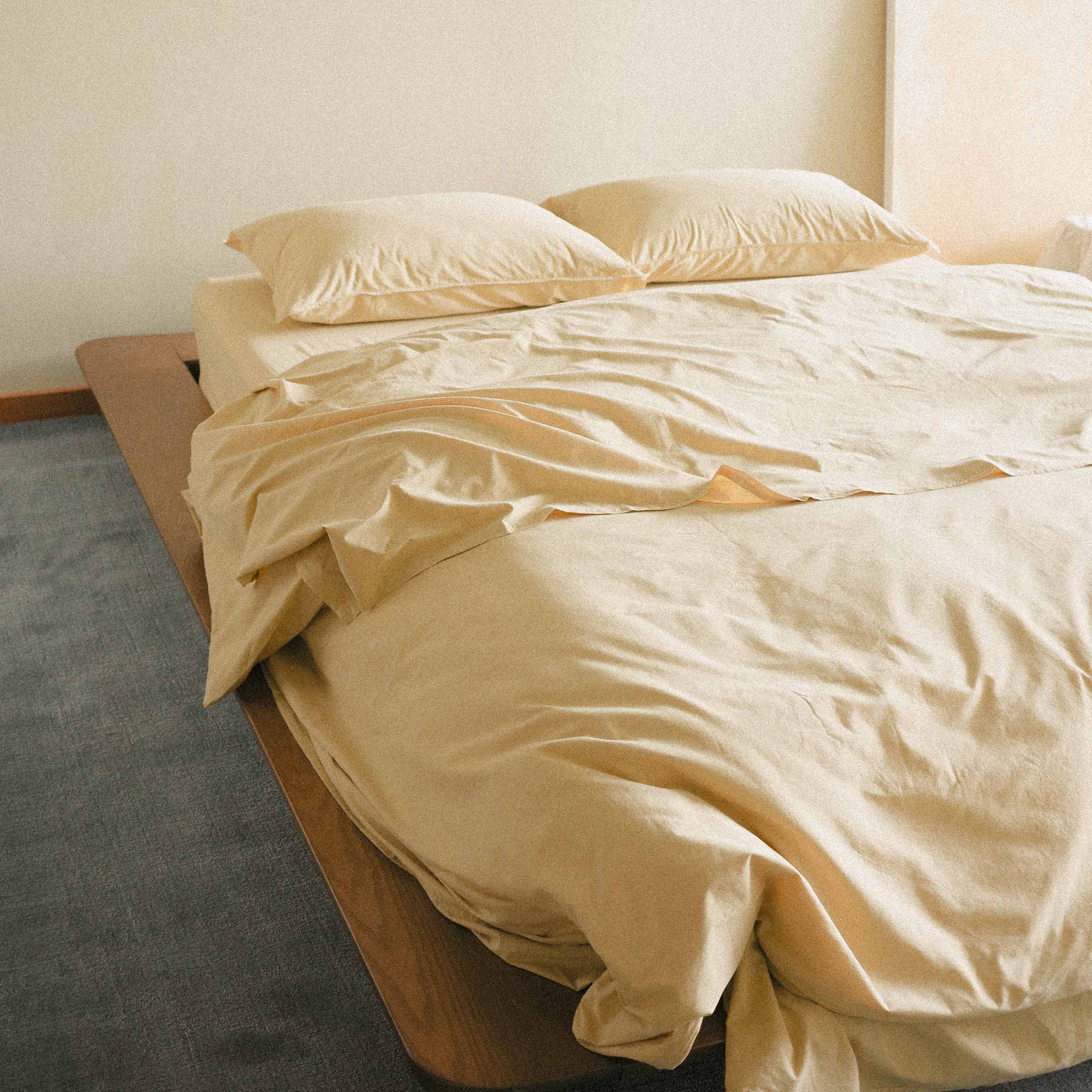 Duvet Cover Organic Percale - Maíz, King / Cal King - Image 4