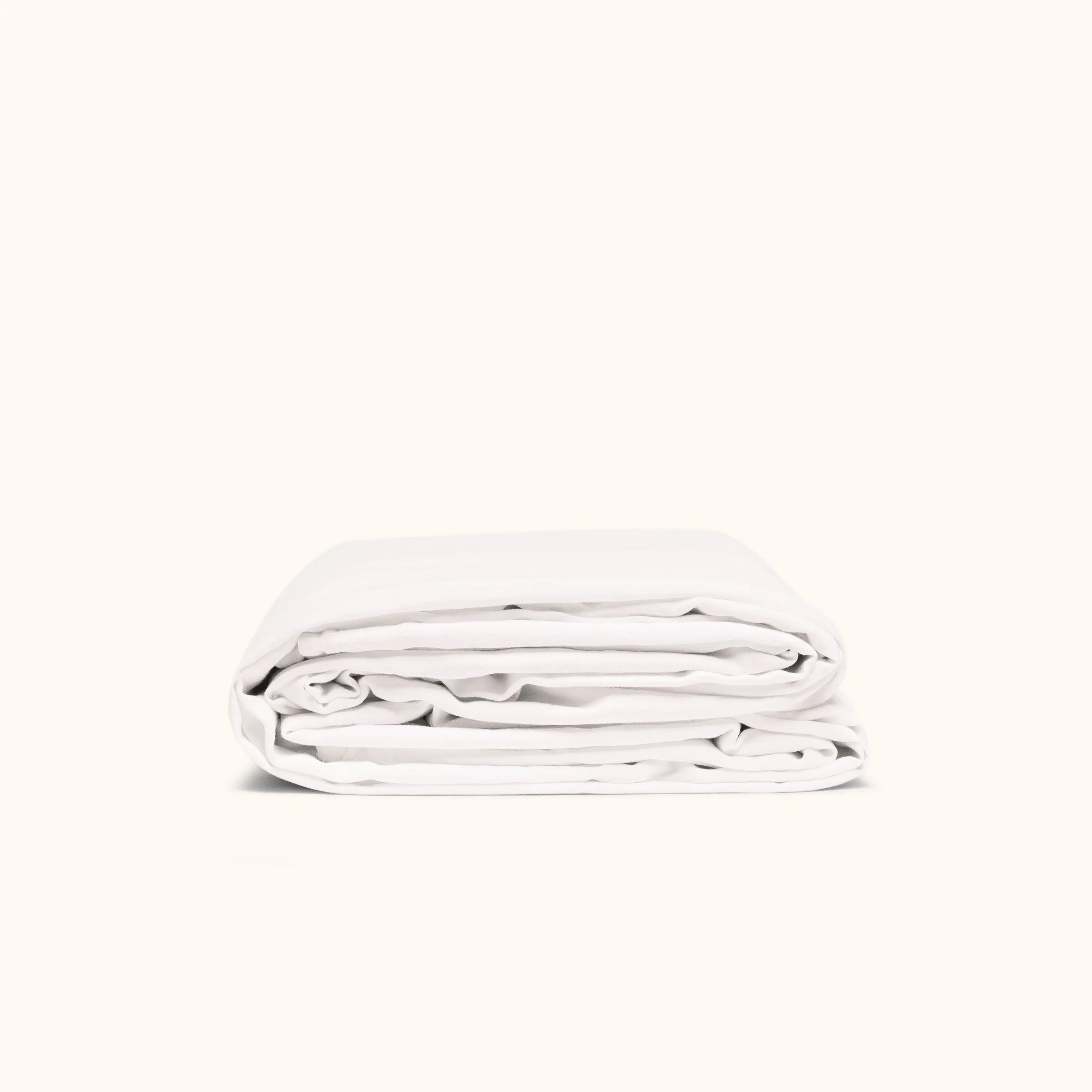 Duvet Cover Sateen - White, King/Cal King
