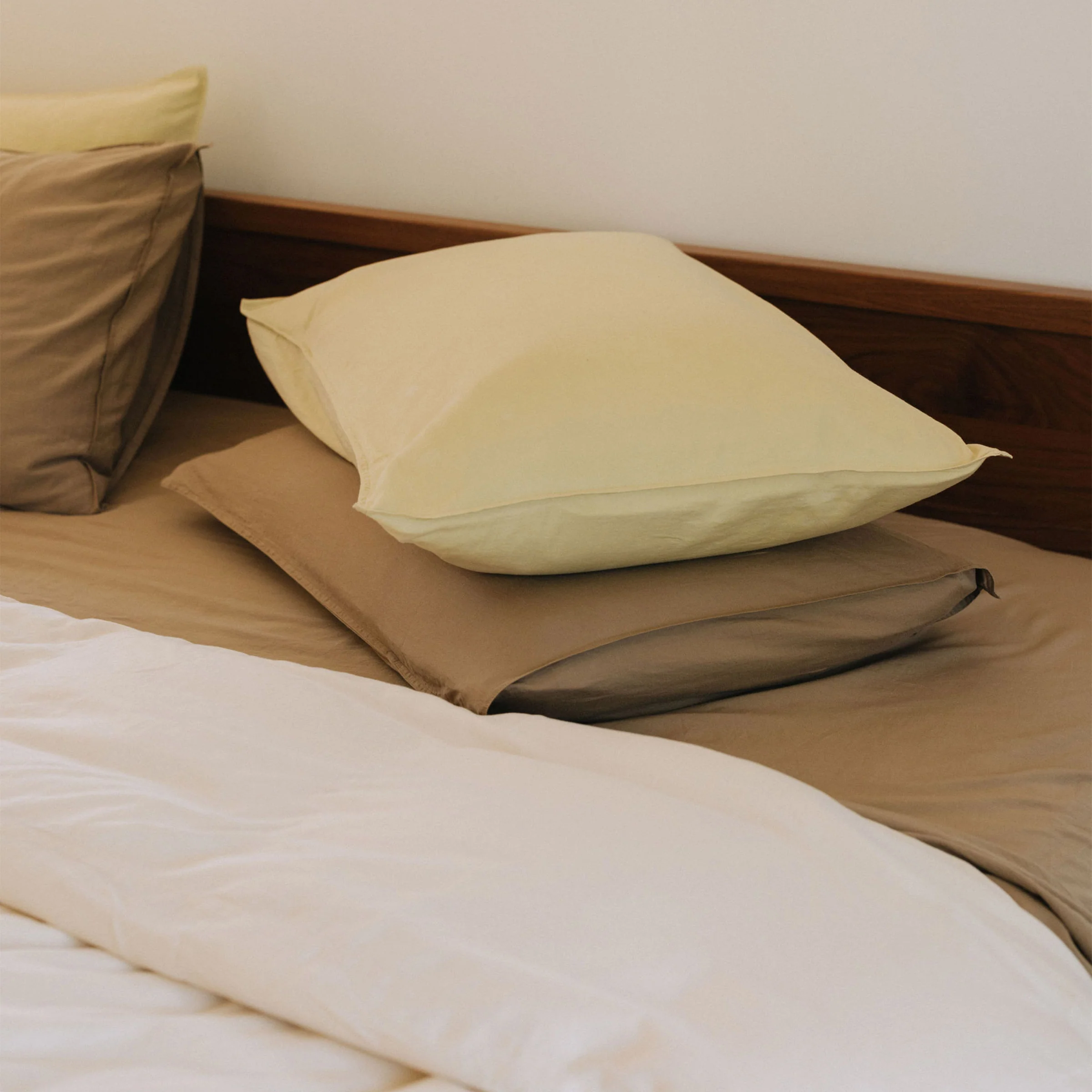Fitted Sheet Sateen - Dune, King - Image 4