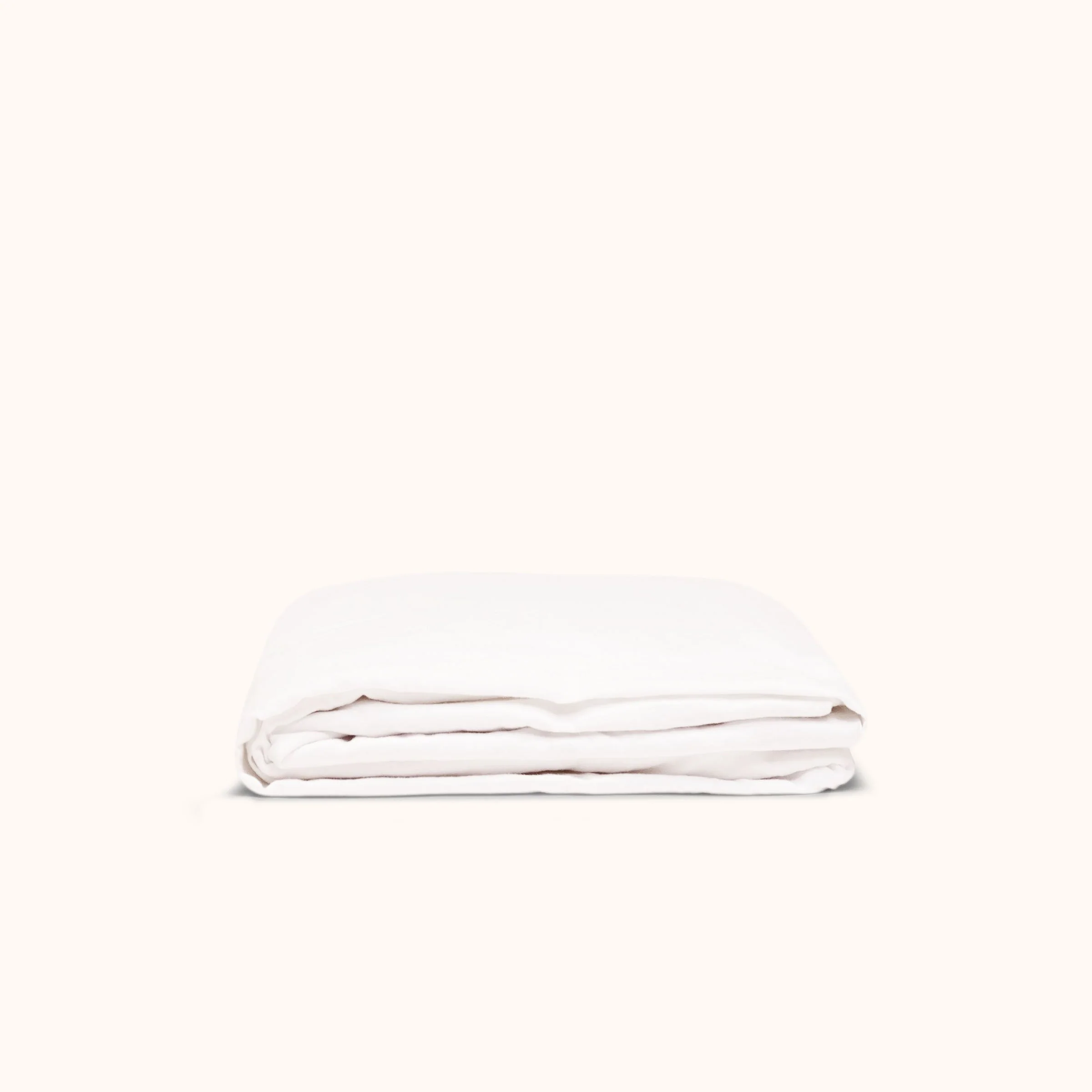 Fitted Sheet Sateen - White, King