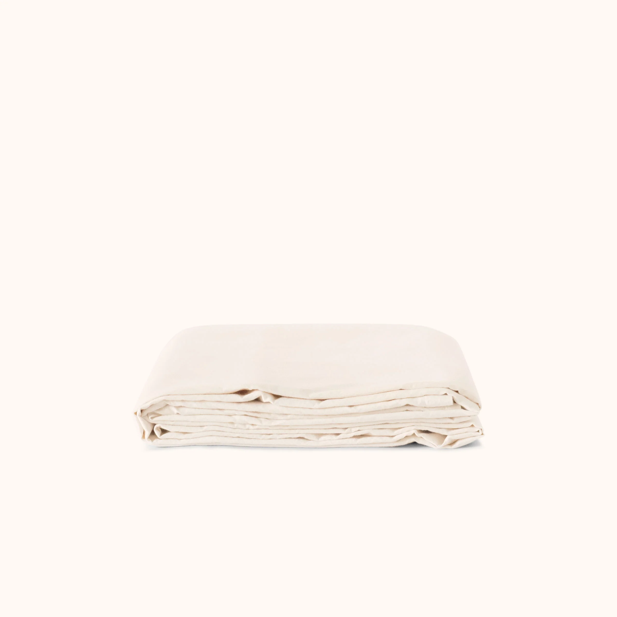 Flat Sheet Organic Percale - Oat, King / Cal King