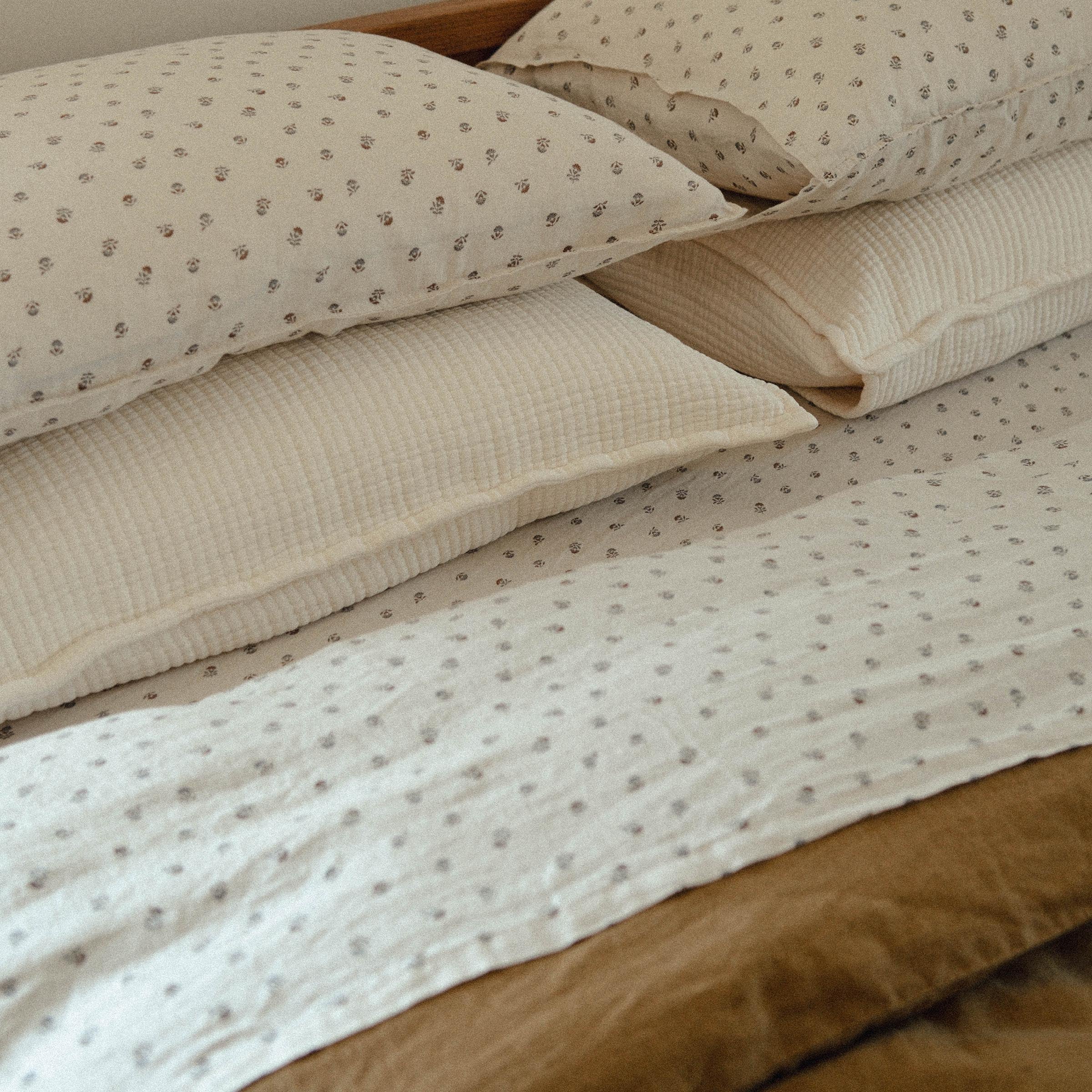 Gia Pillowcase Set - Ecru, Standard - Image 3