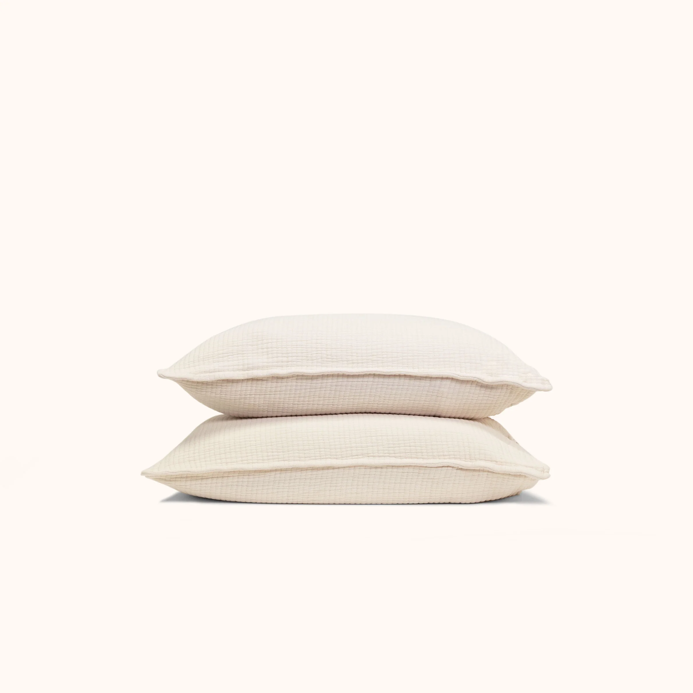 Gia Pillowcase Set - Ecru, King