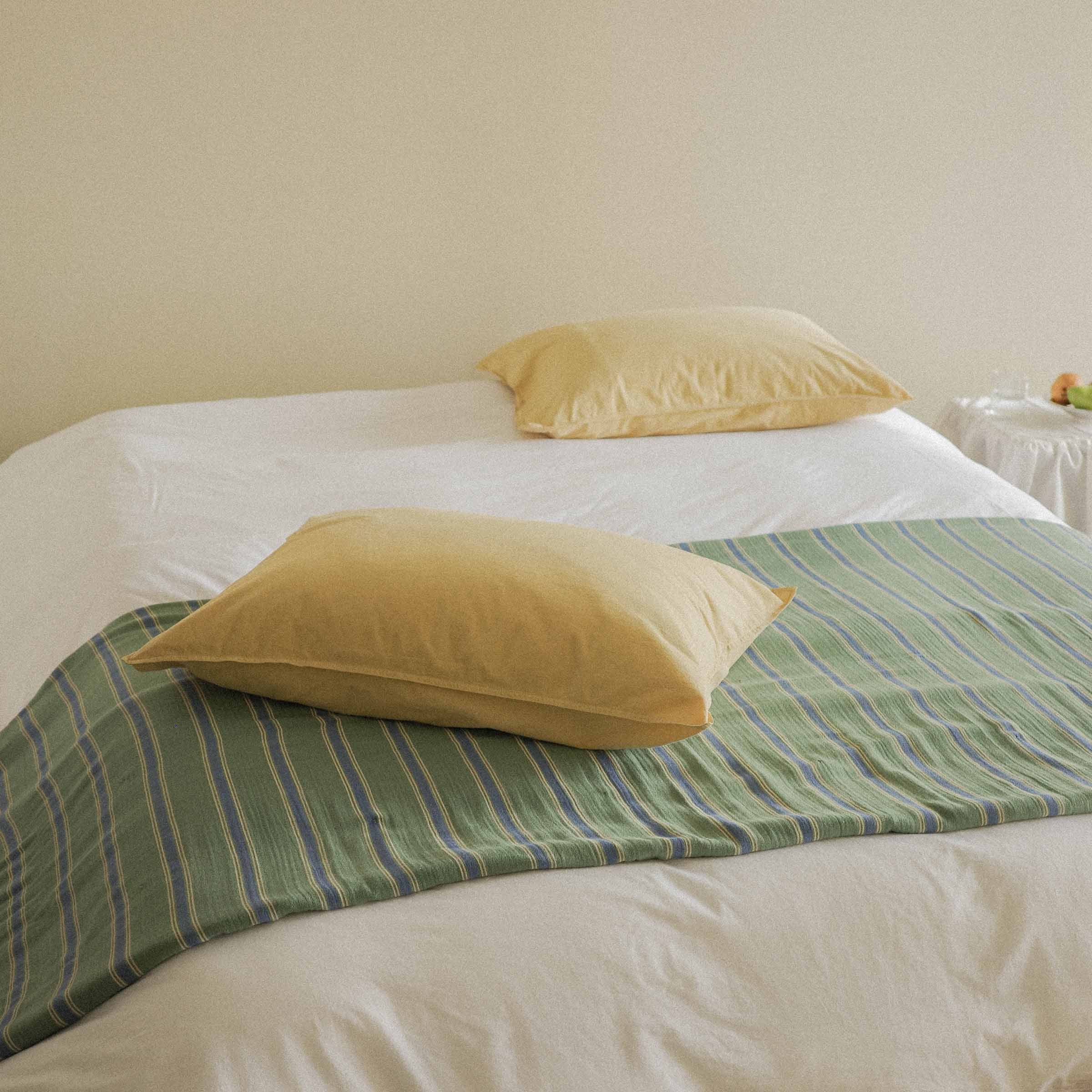 Duvet Cover Organic Percale - White, Full / Queen - Image 3