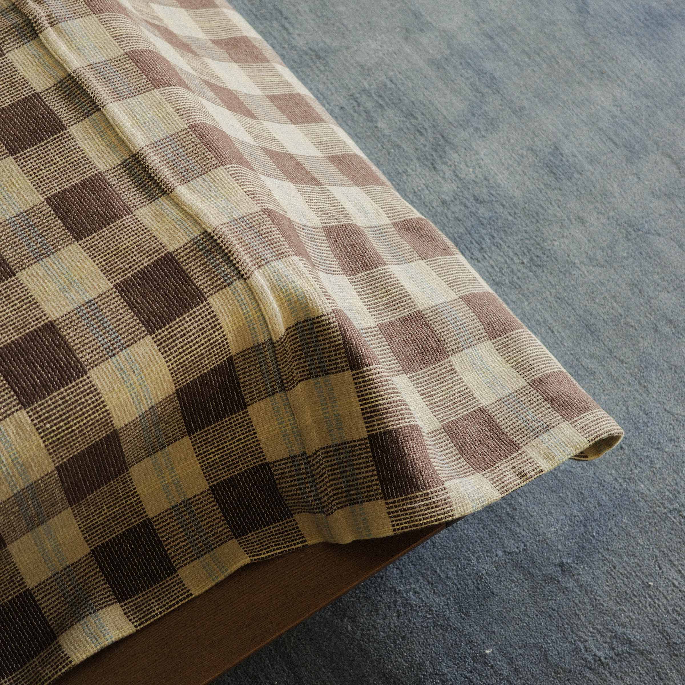 Mina Bed Cover - Brown / Flax - Image 4