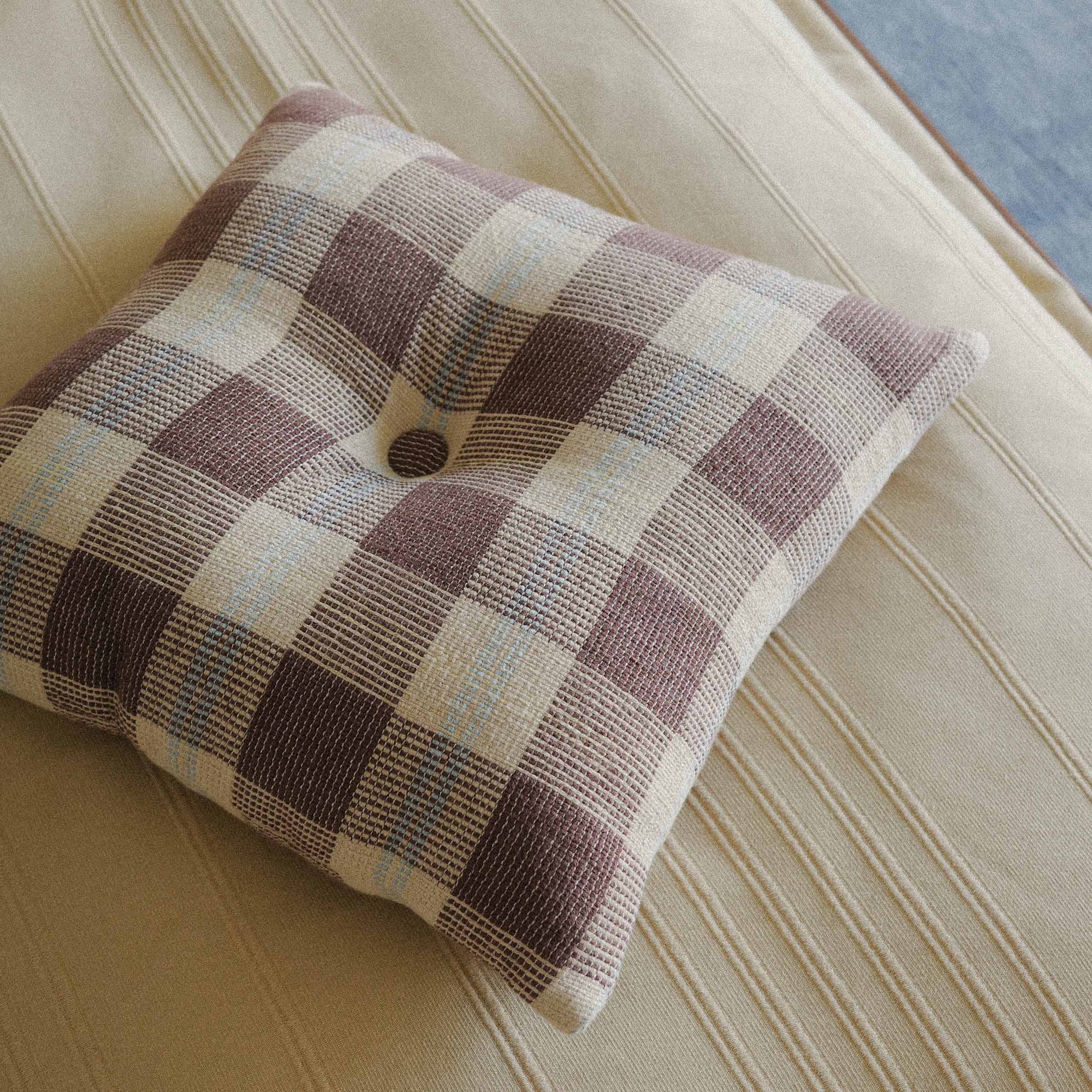 Mina Pillow - Brown / Flax - Image 3