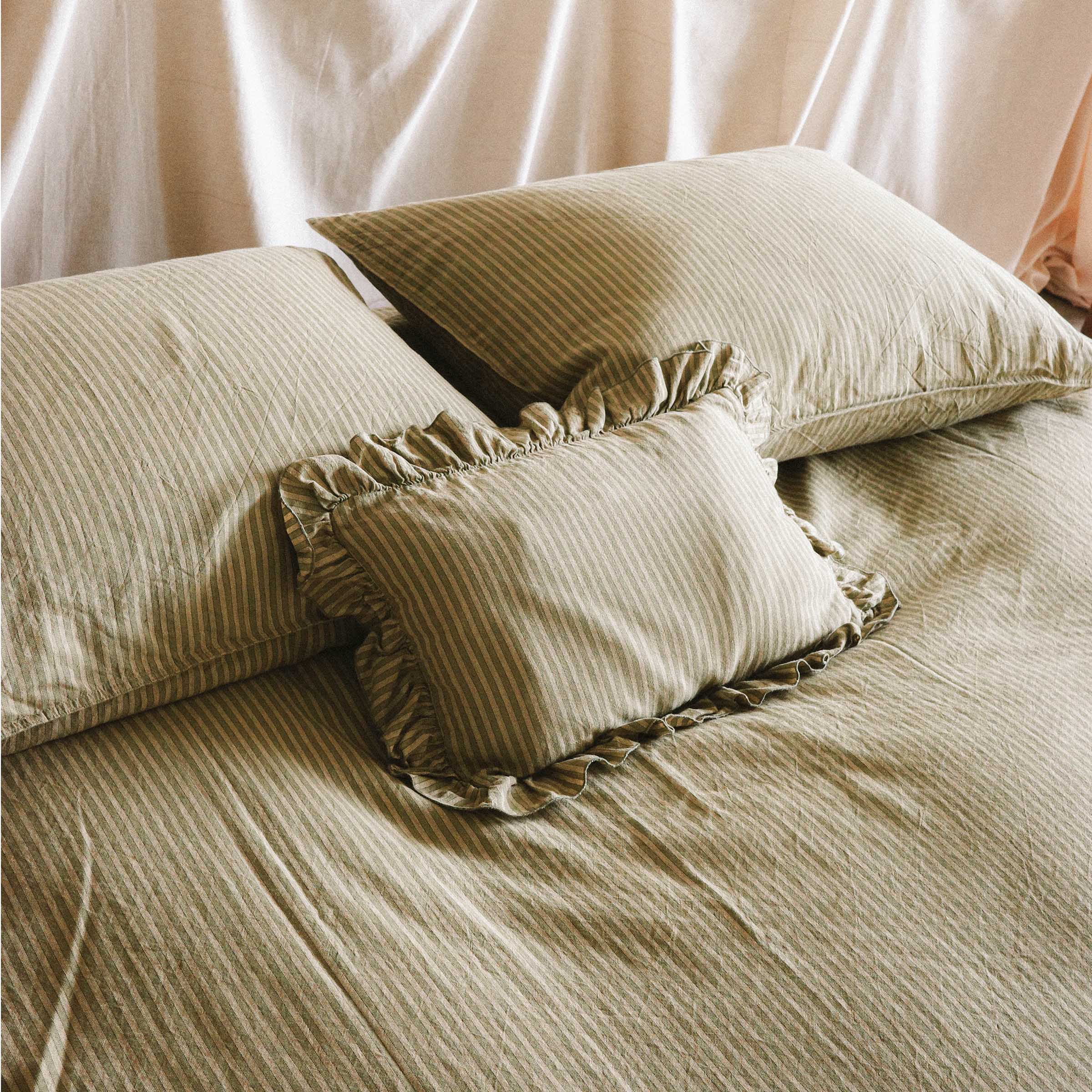 Mini Ruffle Lumbar Pillow - Image 2