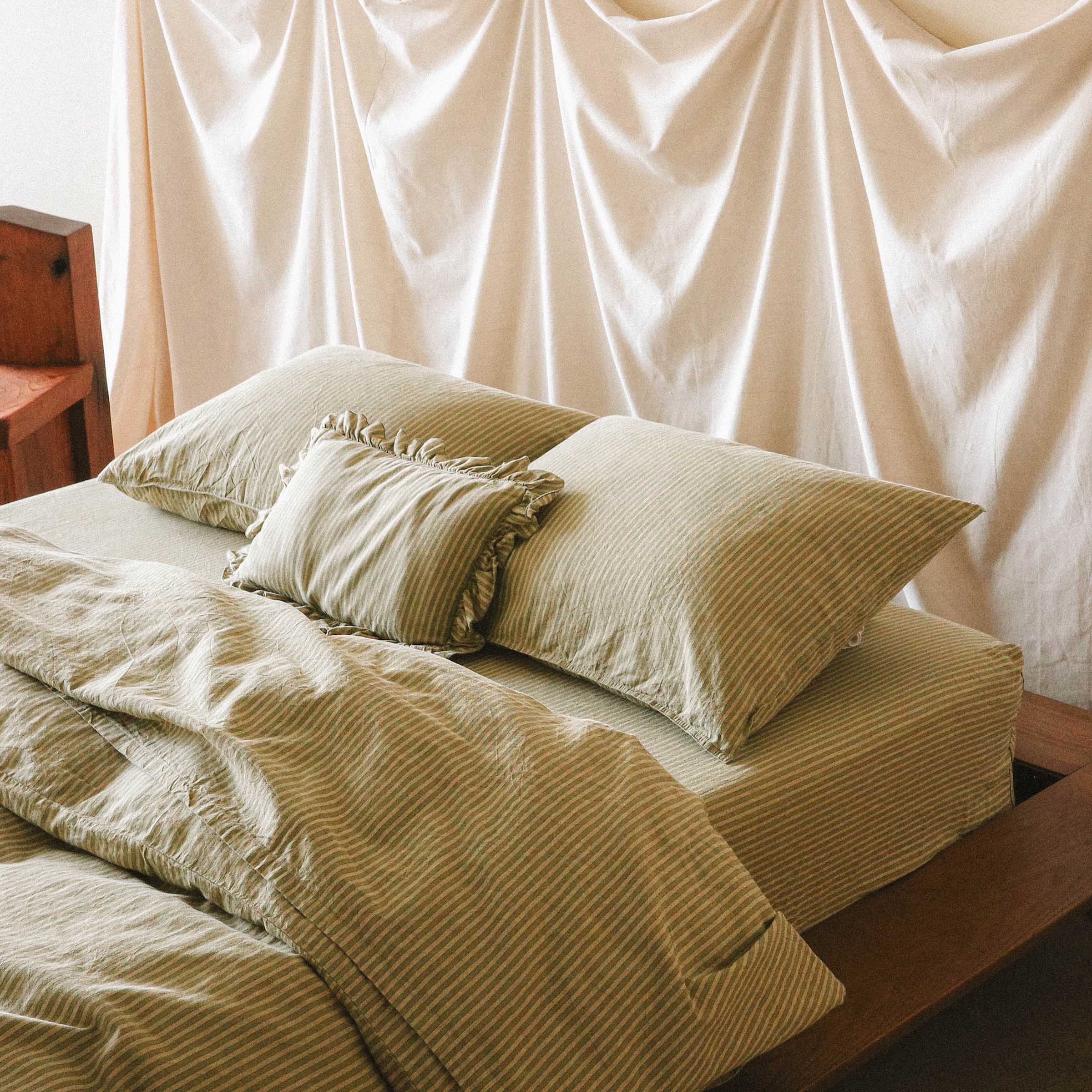 Mini Ruffle Lumbar Pillow - Image 3