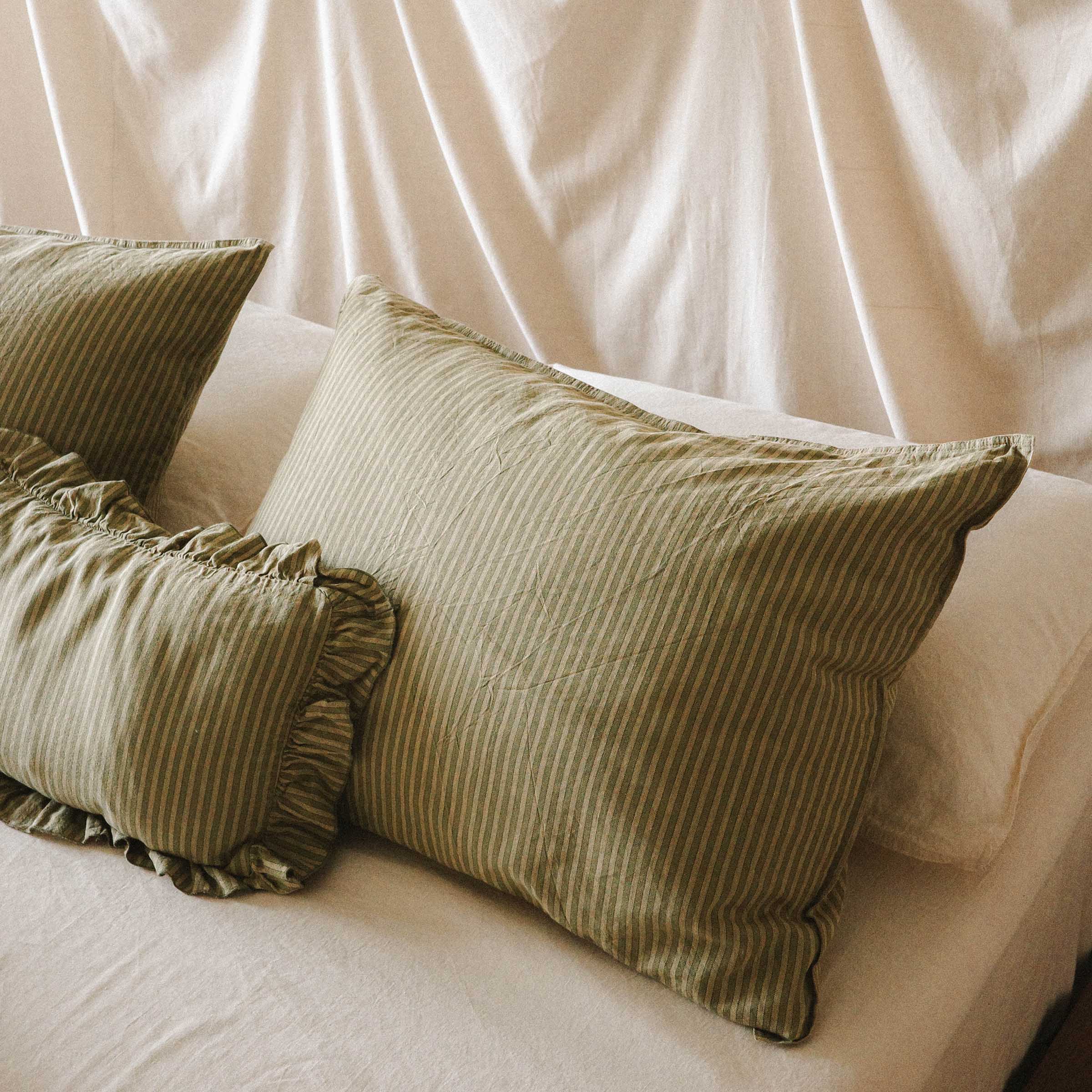 Mini Ruffle Lumbar Pillow - Image 4