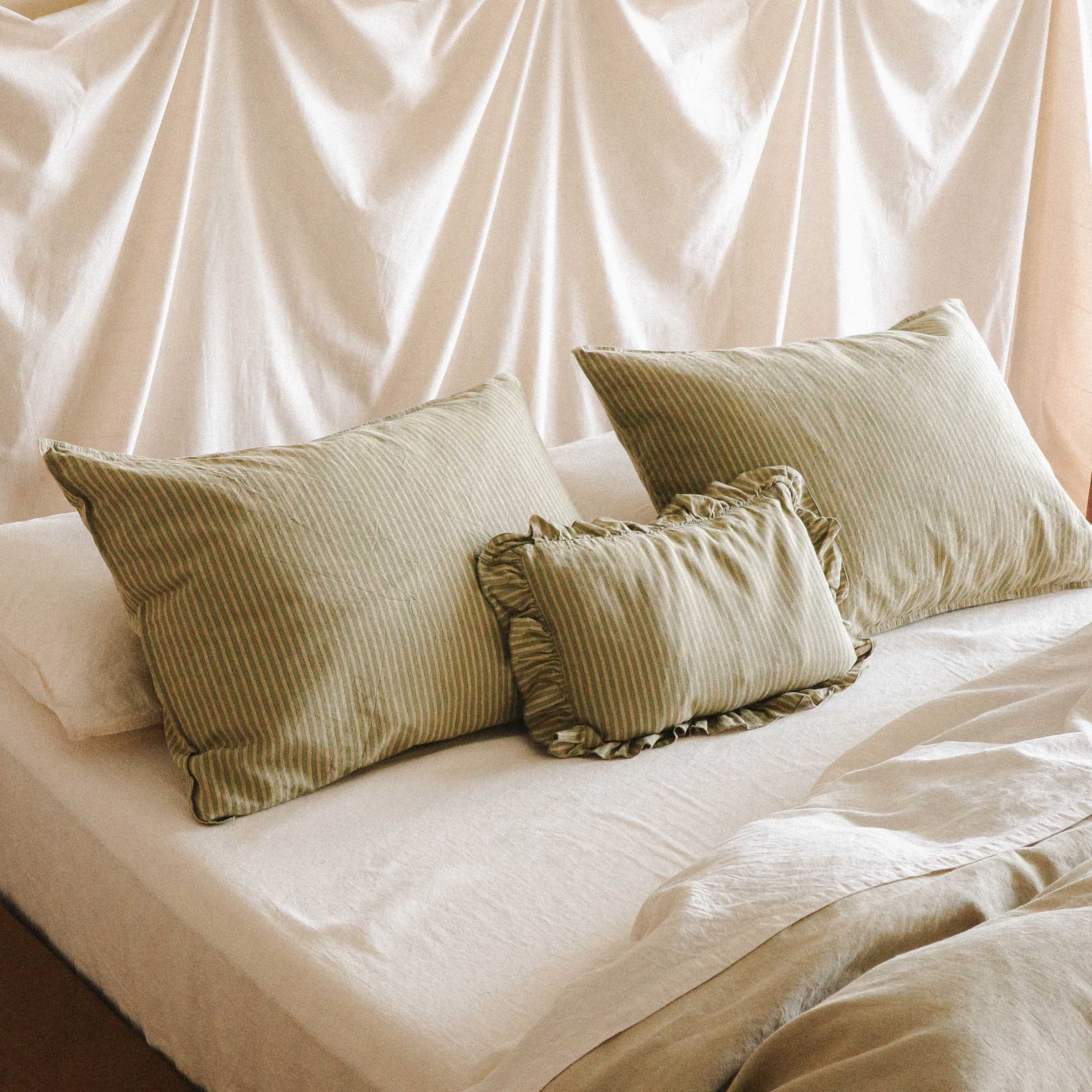 Mini Ruffle Lumbar Pillow - Image 5