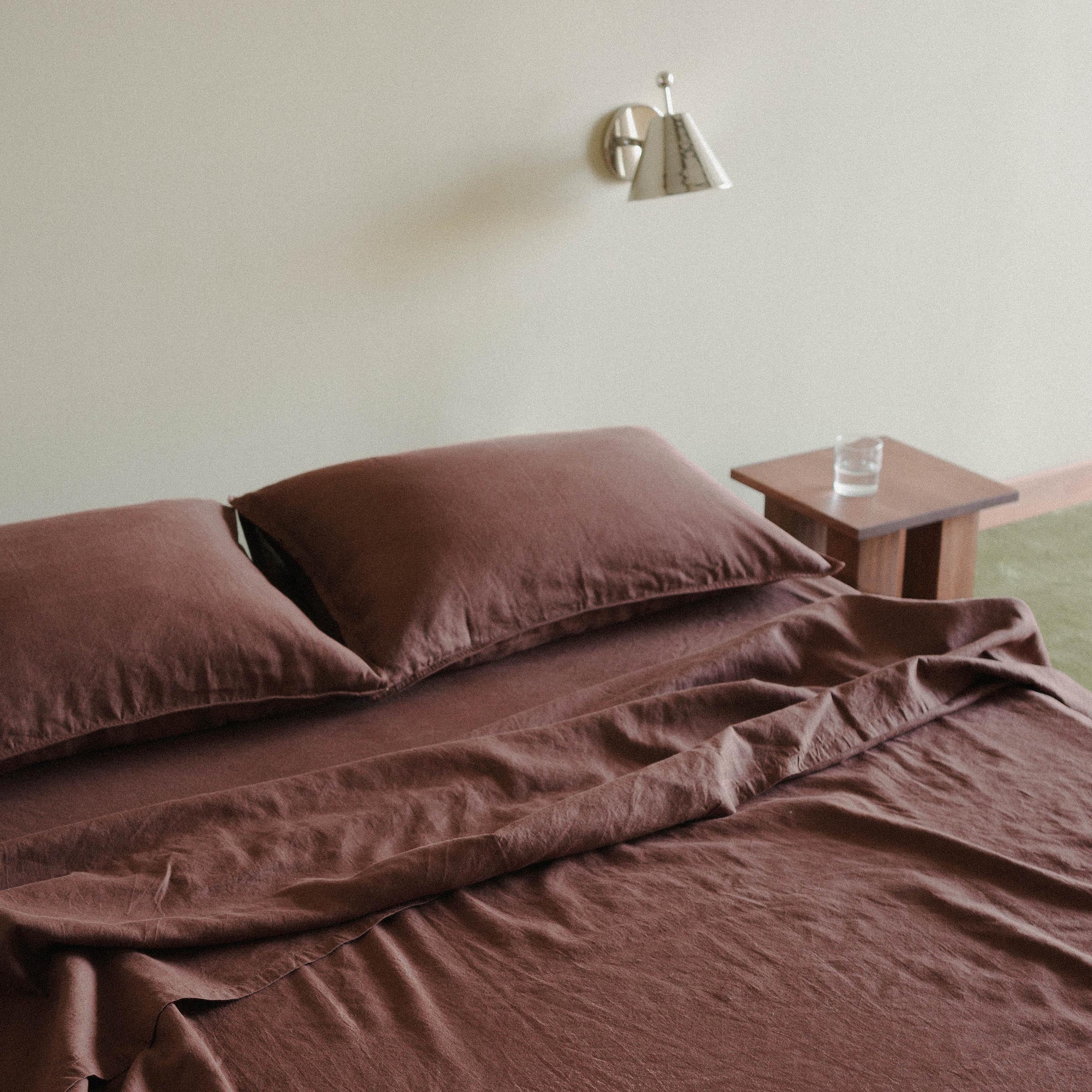 Pillowcase Set Hemp Cotton - Brun, Standard - Image 2