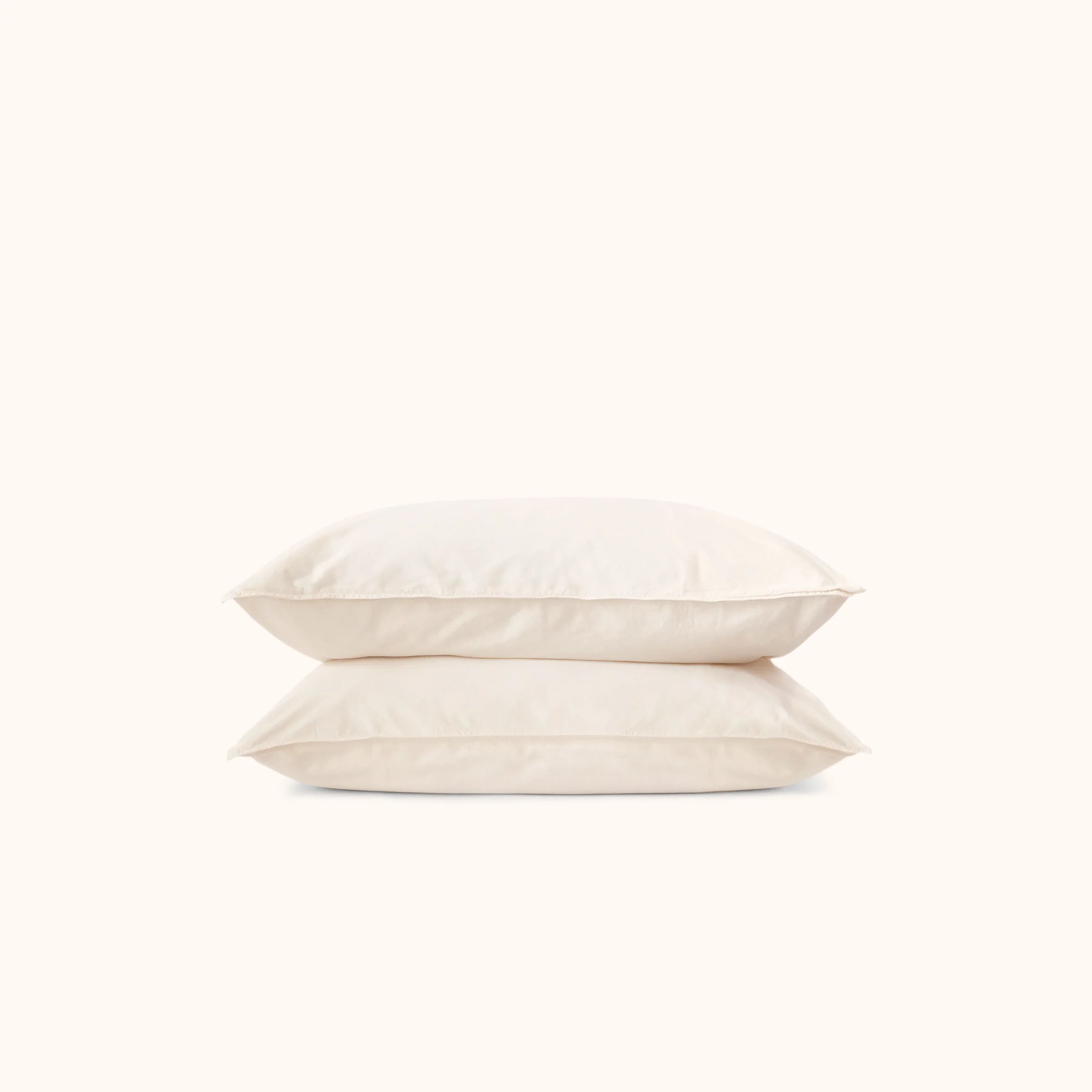 Pillowcase Set Organic Percale - Oat, Standard