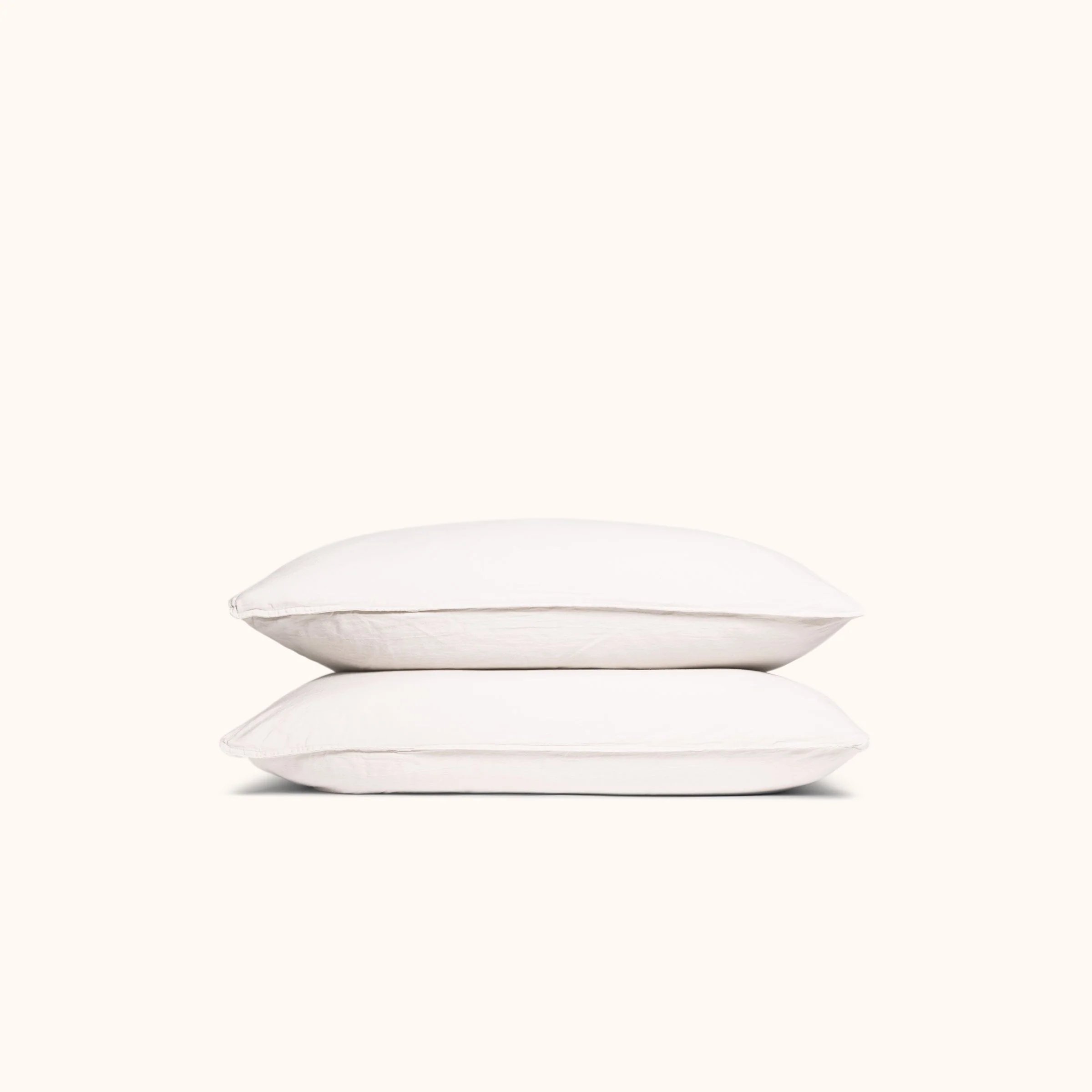 Pillowcase Set Sateen - White, King