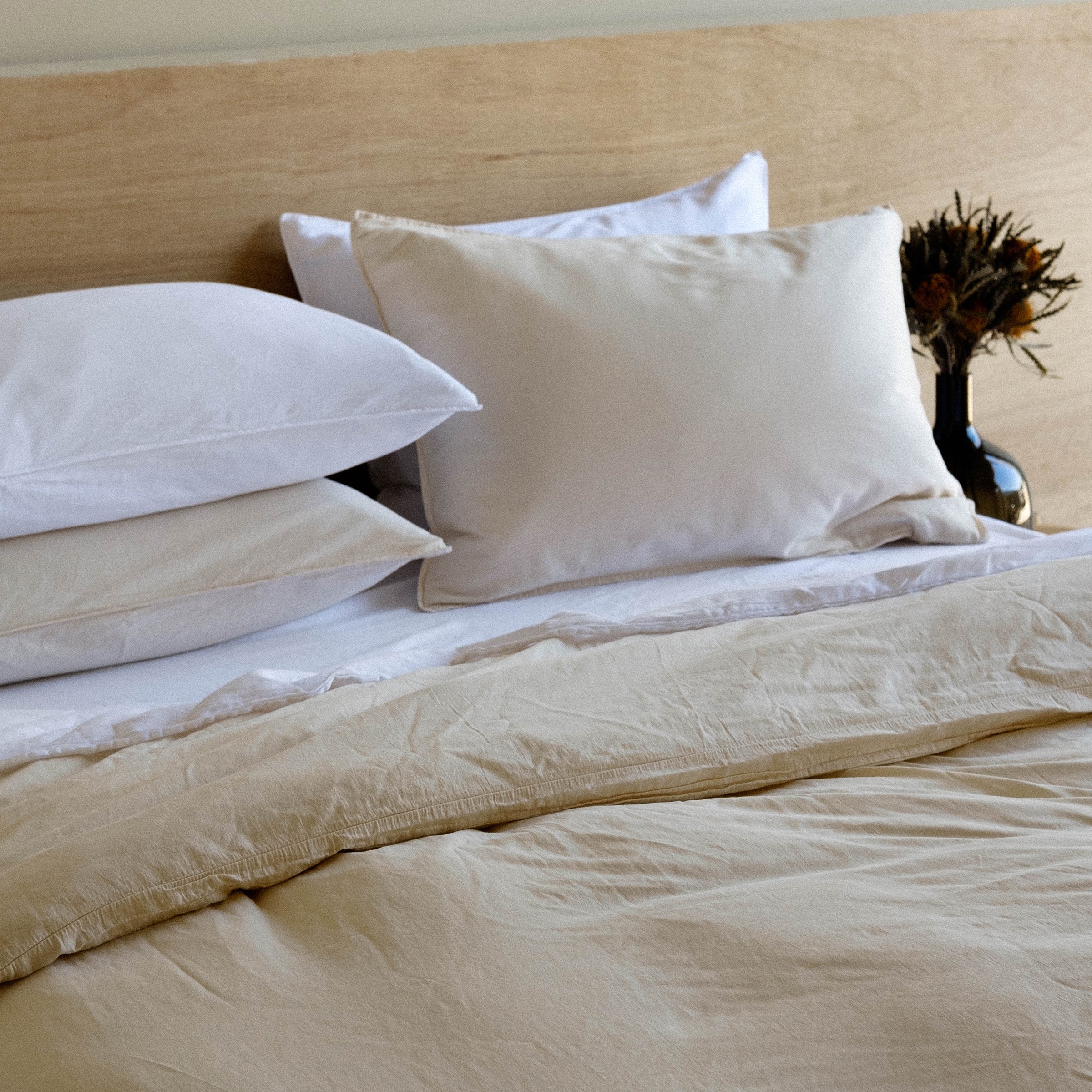 Pillowcase Set Sateen - White, Standard - Image 3