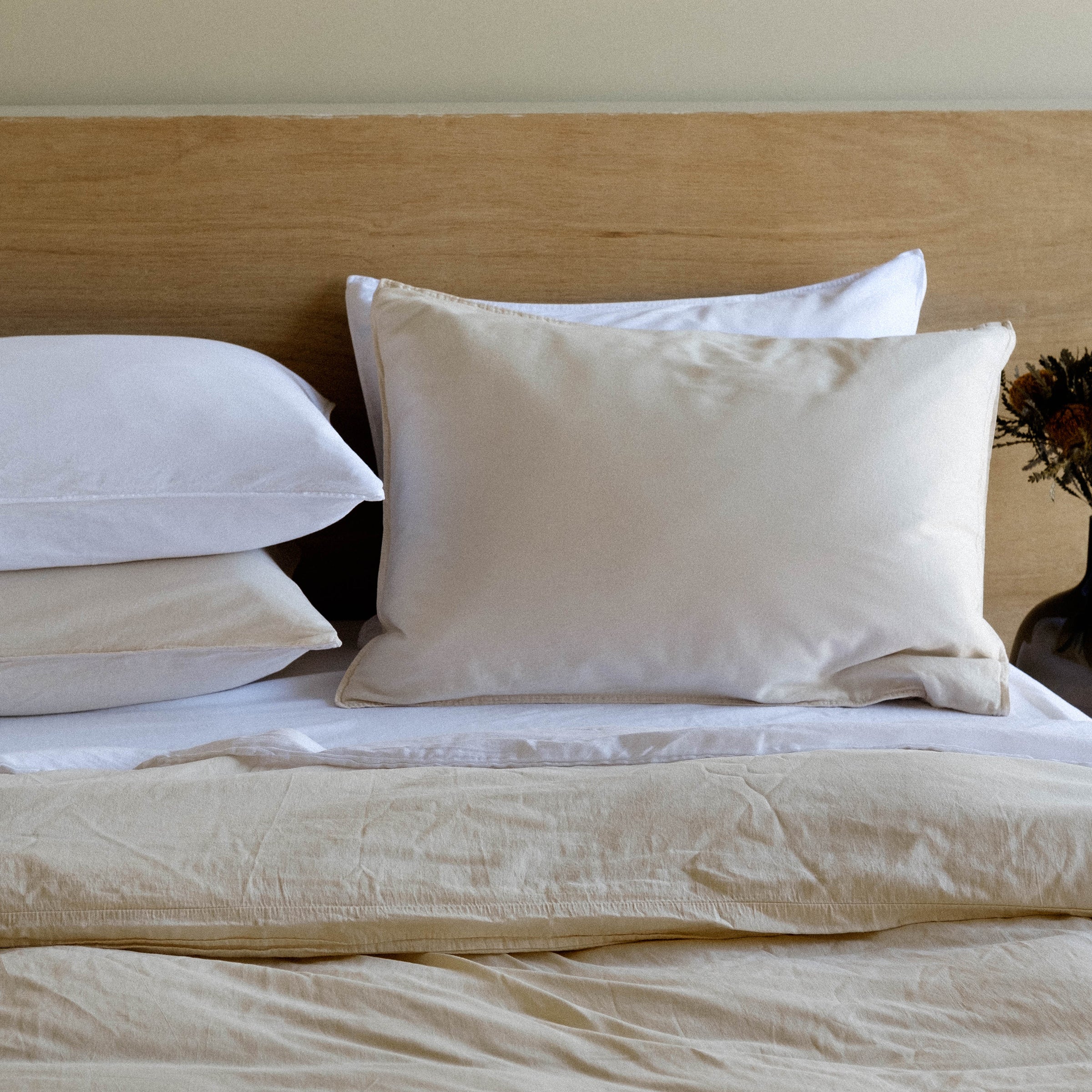 Pillowcase Set Sateen - White, Standard - Image 4