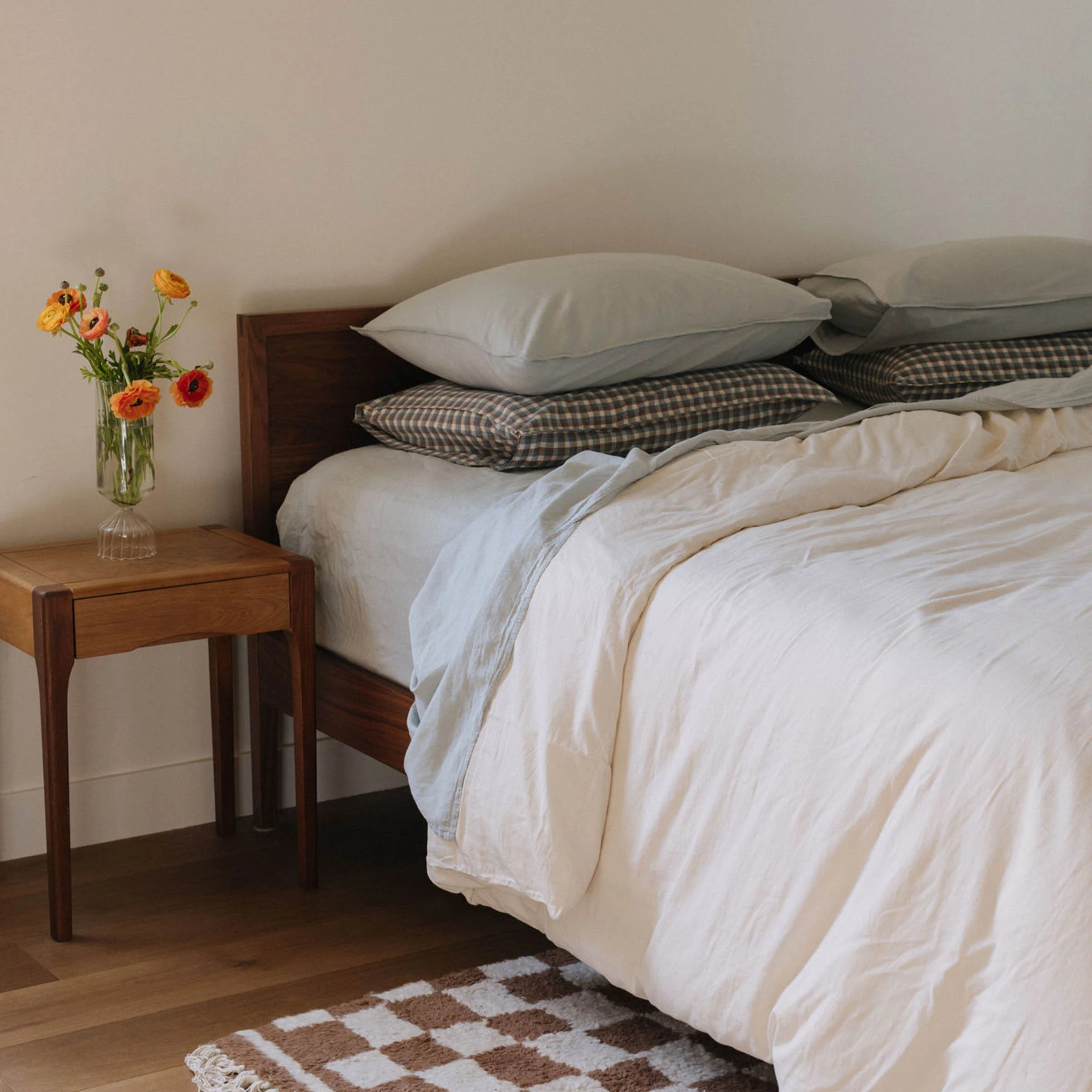 Sheet Set Sateen - Mist, Full - Image 5