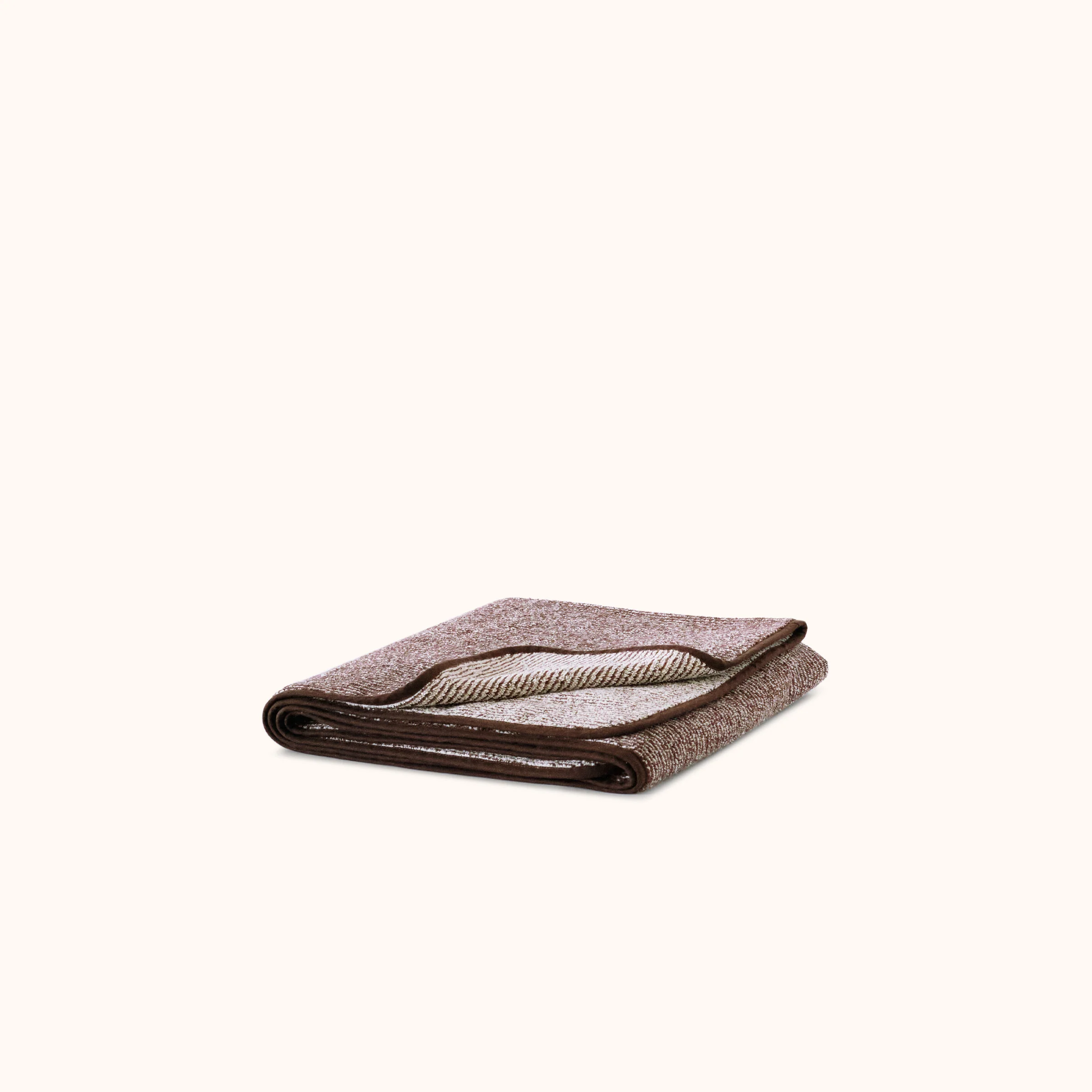 Striped Terry - Marrón / Ecru, Bath Towel - Image 2