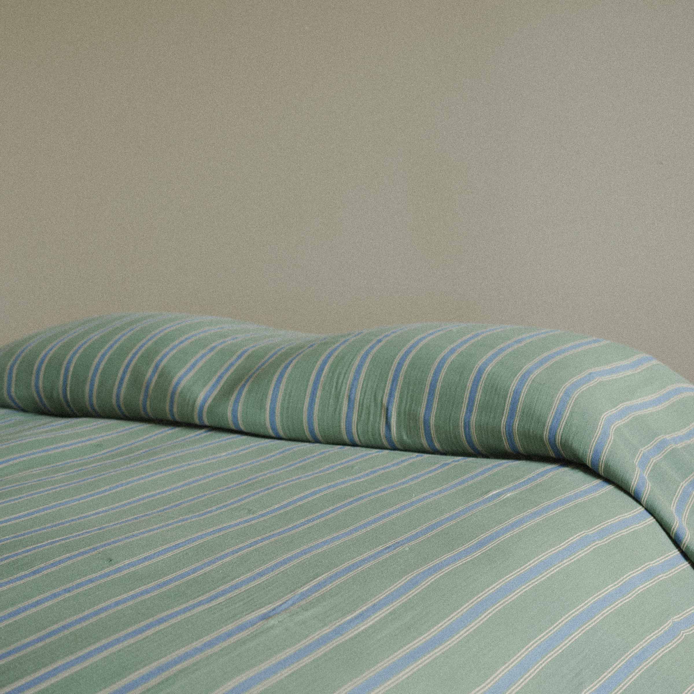 Vintage Stripe Coverlet - Jade Multi, Twin - Image 4